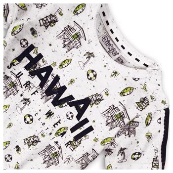 DIRKJE Overal krátky rukáv C-SO BRIGHT LIFEGUARD 62 White-Navy