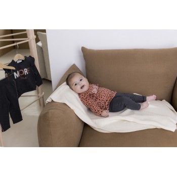 DIRKJE Set 2.d šaty + legíny Ružové bodky dievča 56