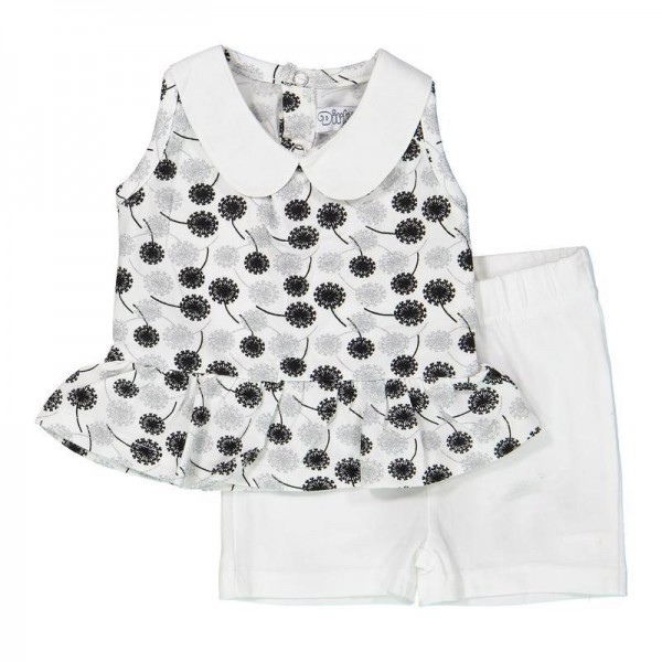 DIRKJE Set 2dielny A-SO BRIGHT LIFE IS AMAZING veľ. 68 White DIRKJE Set 2dielny A-SO BRIGHT LIFE IS AMAZING veľ. 68 White