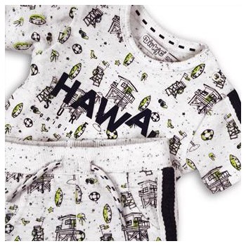 DIRKJE Set 2dielny C-SO BRIGHT LIFEGUARD 80 White-Navy