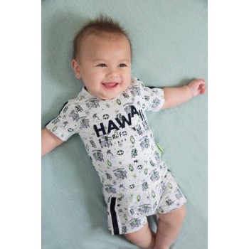 DIRKJE Set 2dielny C-SO BRIGHT LIFEGUARD 80 White-Navy