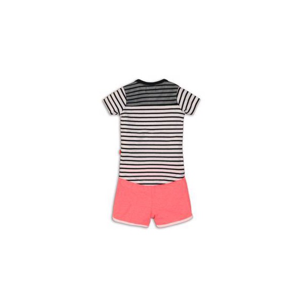 DIRKJE Set 2dielny C-SO JOYFUL LETS ROCK 68 White/Black-Pink DIRKJE Set 2dielny C-SO JOYFUL LETS ROCK 68 White/Black-Pink