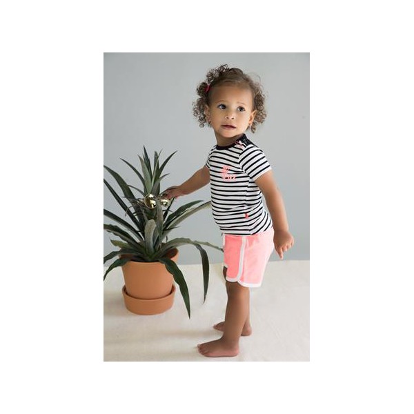 DIRKJE Set 2dielny C-SO JOYFUL LETS ROCK 68 White/Black-Pink DIRKJE Set 2dielny C-SO JOYFUL LETS ROCK 68 White/Black-Pink