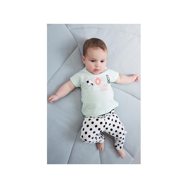 DIRKJE Set 2dielny C-SO JOYFUL WOW 62 White-Mint DIRKJE Set 2dielny C-SO JOYFUL WOW 62 White-Mint