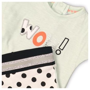 DIRKJE Set 2dielny C-SO JOYFUL WOW 68 White-Mint