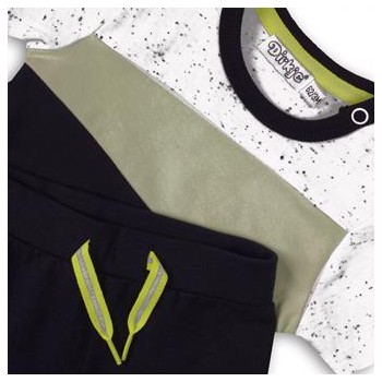 DIRKJE Set 2dielny C-SO SUNNY AROUND THE WORLD 56 Mint-Navy