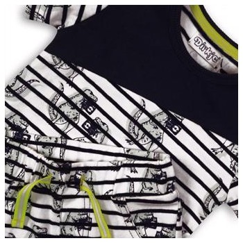 DIRKJE Set 2dielny C-SO SUNNY YOU ARE DINOMITE 68 Navy-White