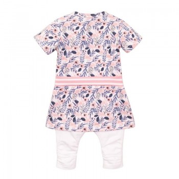 DIRKJE Set 2dielny šaty 86 White+Multicolor