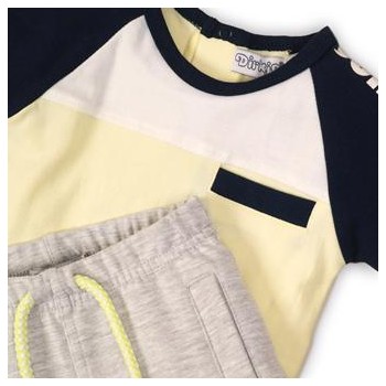 DIRKJE Set 2dielny C-SO SUNNY SUMMER IS HERE ! 62 Yellow-Grey