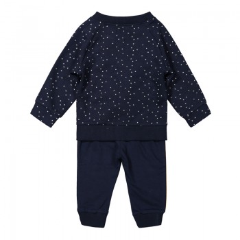 DIRKJE Set 3.d mikina + tričko + nohavice Modrý dievča 56