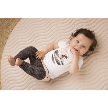 DIRKJE Set 3dielny so sukňou 86 White+Smokey Pink+Smokey Grey+aop