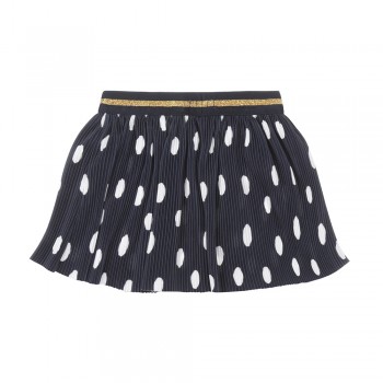 DIRKJE Sukňa námornícka modrá biele bodky dievča veľ.68