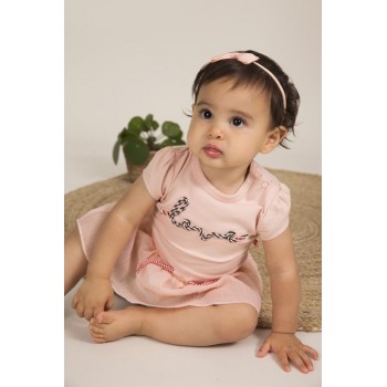 DIRKJE Šaty 68 Smokey Pink