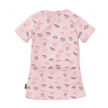 DIRKJE Šaty 86 Light Pink+aop