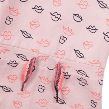 DIRKJE Šaty 86 Light Pink+aop