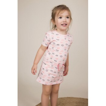 DIRKJE Šaty 92 Light Pink+aop