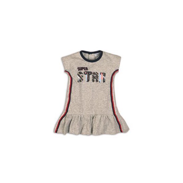 DIRKJE Šaty C-SO SPORTY SUPERSTAR 62 Grey