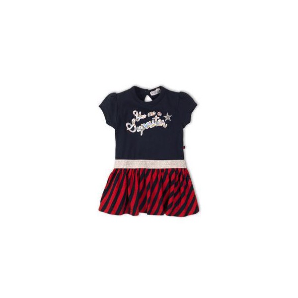 DIRKJE Šaty C-SO SPORTY SUPERSTAR 68 Navy-Red