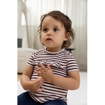 DIRKJE Šaty kr. rukáv biela dievča veľ.116