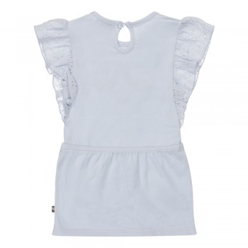 DIRKJE Šaty kr. rukáv bledomodrá dievča veľ.104