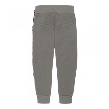 DIRKJE Tepláky zelená s pásikom chlapec veľ.74