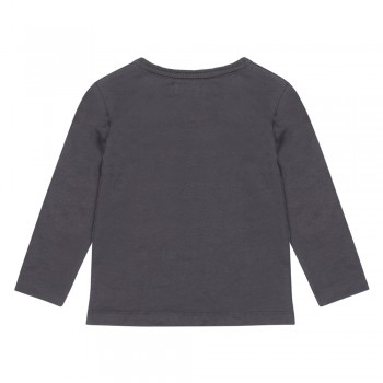 DIRKJE Tričko dl.rukáv tm. modrá + žltá chlapec veľ.68