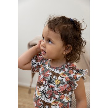 DIRKJE Tričko kr. rukáv mix farieb dievča veľ.68