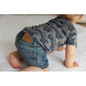 DIRKJE Tričko kr. rukáv zelená chlapec veľ.92