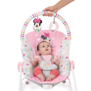 DISNEY BABY Húpatko vibrujúce Minnie Mouse Forever Besties™ 0m+ do 18 kg