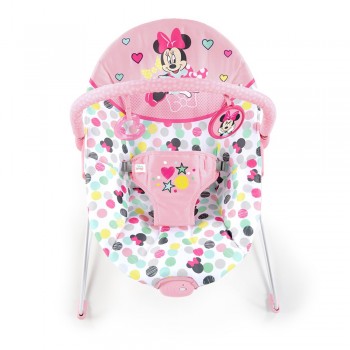 DISNEY BABY Lehátko vibrujúce Minnie Mouse Spotty Dotty 0m+ do 9 kg