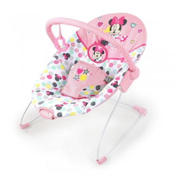 DISNEY BABY Lehátko vibrujúce Minnie Mouse Spotty Dotty 0m+ do 9 kg