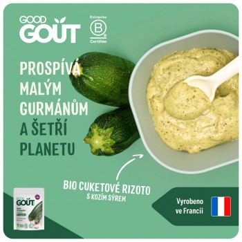 GOOD GOUT BIO Cuketové rizoto s kozím syrom 190 g