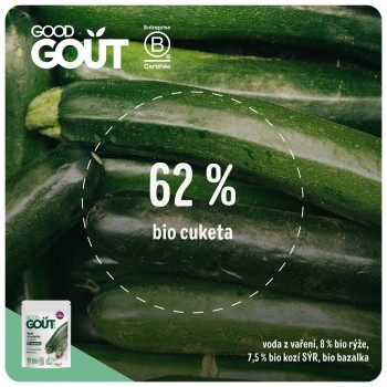 GOOD GOUT BIO Cuketové rizoto s kozím syrom 190 g