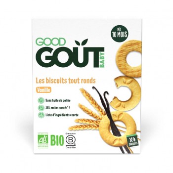 GOOD GOUT BIO Vanilkové kolieska 80 g