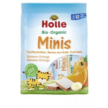 HOLLE Bio minis banánovo-pomarančové 100 g