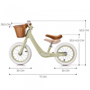 KINDERKRAFT Odrážadlo Rapid Savannah Green