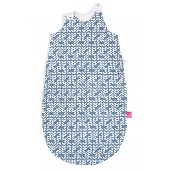 MOTHERHOOD Vak spací 2v1 ZIP-A-Round Beige mušelínový Blue Classics 3-18m 0,5 tog