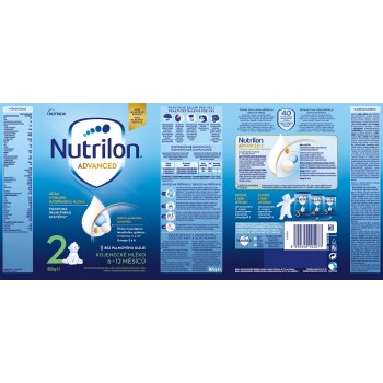 NUTRILON 2 Pokračovacie dojčenské mlieko 800 g, 6+