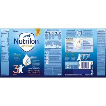 NUTRILON 3 Batoľacie mlieko 800 g, 12+
