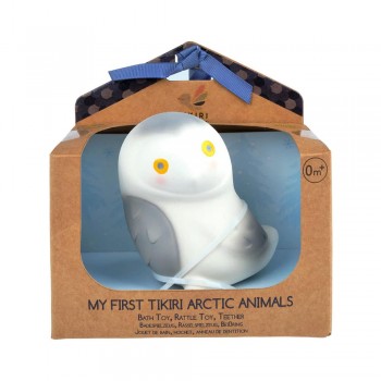 Tikiri Arctic - hrkálka a hryzátko z prírodnej gumy Tučniak