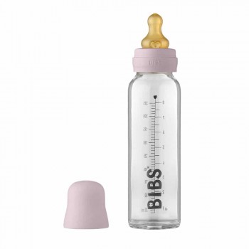 BIBS Baby Bottle sklenená fľaša 225ml Blush