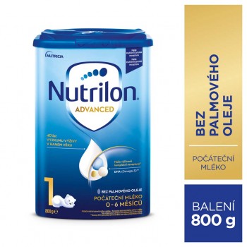 3x NUTRILON 1 Počiatočné dojčenské mlieko 800 g, 0+