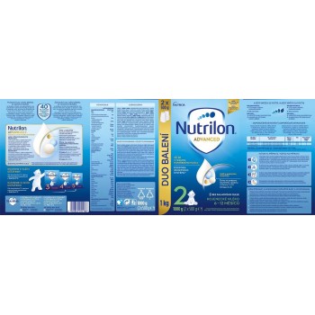 3x NUTRILON 2 Advanced následné dojčenské mlieko 1 kg, 6+