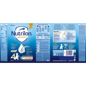 3x NUTRILON 4 Vanilla batoľacie mlieko 800 g, 24+