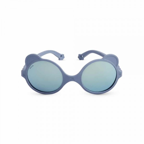 KiETLA slnečné okuliare OURS'ON 0-1 rok silver blue