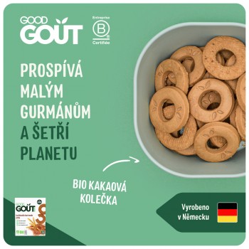 3x GOOD GOUT Kakaová kolečka 70 g