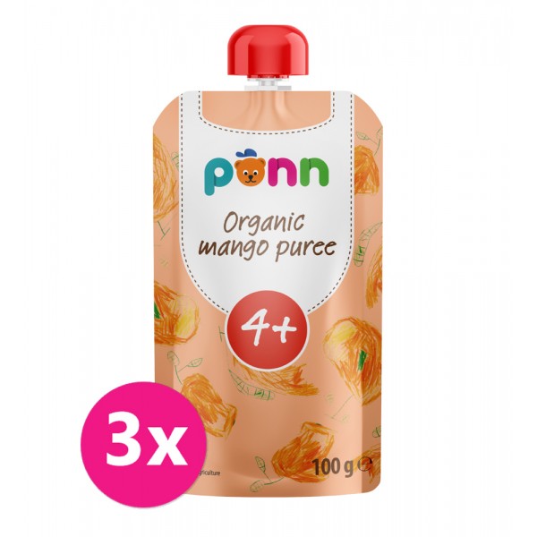 3x SALVEST Põnn BIO Mango 100 % (100 g)