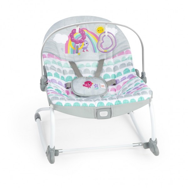 BRIGHT STARTS Húpatko vibrujúce Rosy Rainbow™ 0m+ do 18 kg