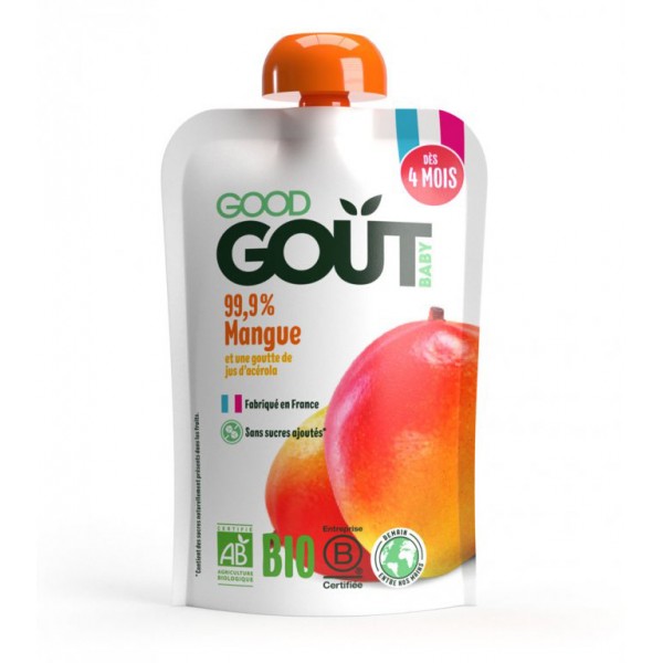 GOOD GOUT BIO Kapsička ovocná Mango 120 g, 4m+