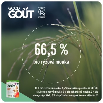 GOOD GOUT BIO Mangové vankúšiky 50 g